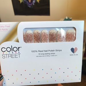 Color Street polish strips- Coming up Rose Gold